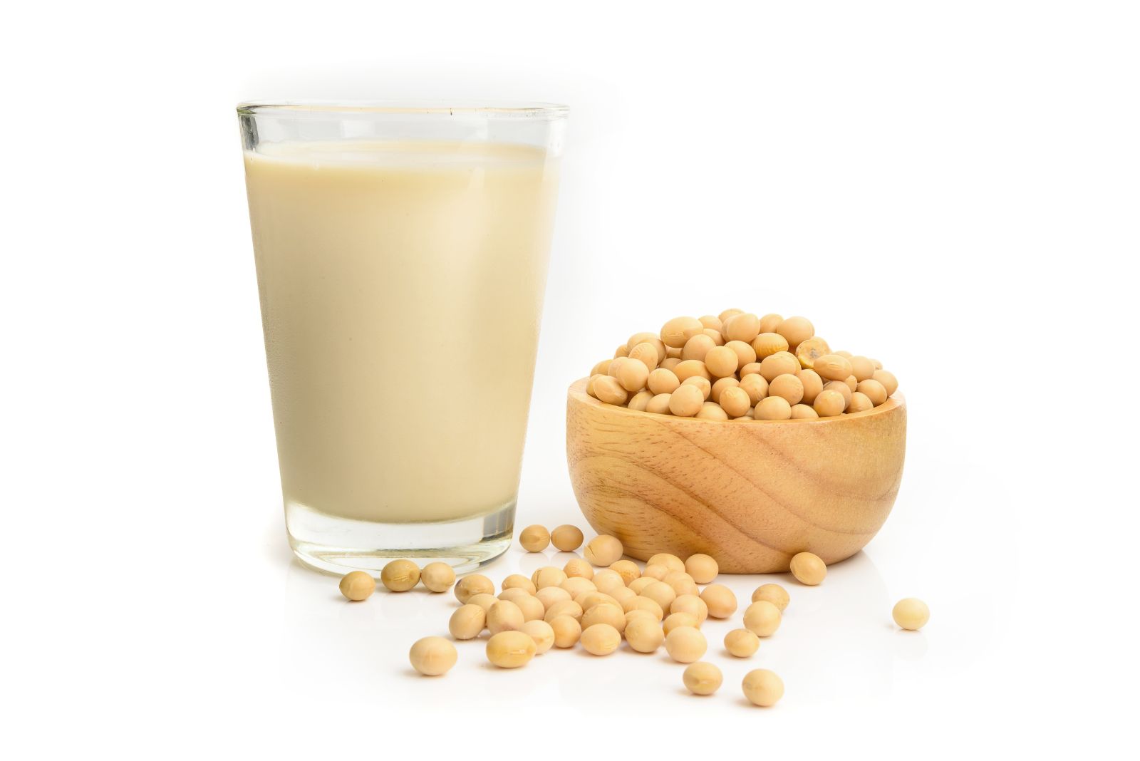 Soybean milk via Shutterstock